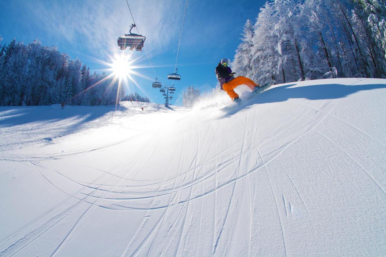 Pohorje Village Wellbeing Resort - Forest Apartments Videc ホコ・ポホリェ エクステリア 写真